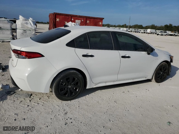 2024 Toyota Corolla LE with VIN 5YFB4MDE6RP196572, listed as a Copart auction lot 47277625 with 379 mi miles and Salvage Title. Bid and sale history available at carsss.com. Image 3.