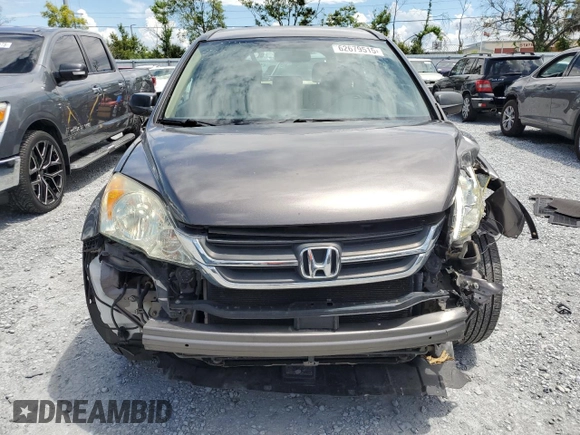 2010 Honda CR-V LX with VIN 5J6RE4H34AL057648, listed as a Copart auction lot 62679515 with 103,047 mi miles and Salvage title. Bid and sale history available at DreamBid. Image 5.