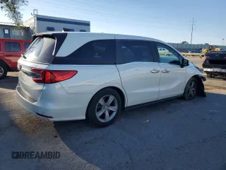 2019 Honda Odyssey EX-L z VIN 5FNRL6H78KB026336, wystawiony jako Copart lot #57120535 z przebiegiem 85 826 mil mil oraz Szkoda całkowita • Salvage title. Historia ofert i sprzedaży dostępna na DreamBid. Obrazek 3.