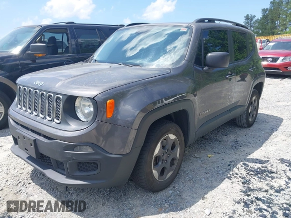 2017 Jeep Renegade Sport with VIN ZACCJBAB4HPG09720, listed as a IAAI auction lot 42234063 with 149,341 mi miles and . Bid and sale history available at DreamBid. Image 18.