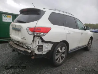 2013 Nissan Pathfinder Platinum z VIN 5N1AR2MM0DC613190, wystawiony jako Copart lot #51252275 z przebiegiem 184 254 mil mil oraz Szkoda całkowita • Salvage title. Historia ofert i sprzedaży dostępna na DreamBid. Obrazek 3.