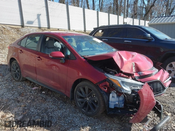 2023 Toyota Corolla SE with VIN 5YFS4MCE4PP143061, listed as a IAAI auction lot 41649366 with 5,733 mi miles and . Bid and sale history available at DreamBid. Image 1.