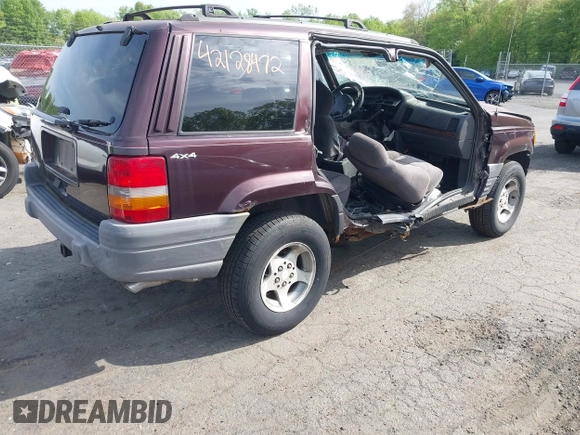 1998 Jeep Grand Cherokee Laredo с VIN 1J4GZ58S1WC103355, выставлен на аукционе IAAI как лот 42128472 с пробегом Не указан миль и . История ставок и продаж доступна на DreamBid. Изображение 4.