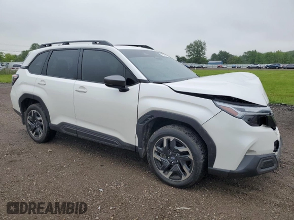 2025 Subaru Forester Limited with VIN JF2SLDNC6SH403075, listed as a Copart auction lot 57967585 with 12,612 mi miles and Salvage title. Bid and sale history available at DreamBid. Image 4.