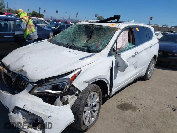 2017 Buick Envision Essence with VIN LRBFXBSA2HD237325, listed as a IAAI auction lot 39874196 with 95,819 mi miles and . Bid and sale history available at carsss.com. Image 6.