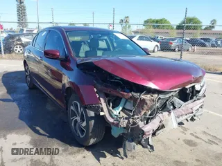 2016 Honda Accord Sedan LX with VIN 1HGCR2F33GA030504, listed as a IAAI auction lot 41954467 with 103,444 mi miles. Bid and sale history available at carsss.com. Image 1.