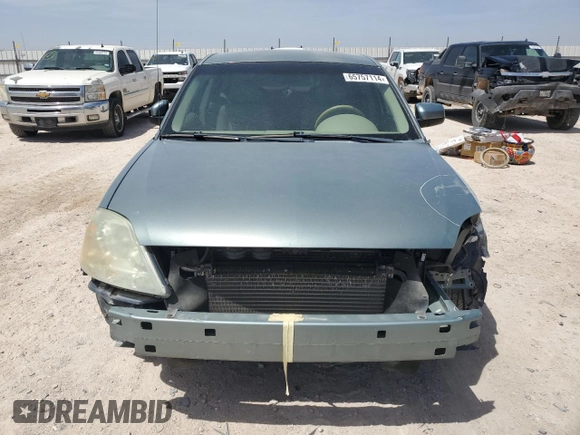 2006 Ford Five Hundred SEL with VIN 1FAHP24156G169689, listed as a Copart auction lot 71035144 with 107,486 mi miles and Salvage Title. Bid and sale history available at carsss.com. Image 5.