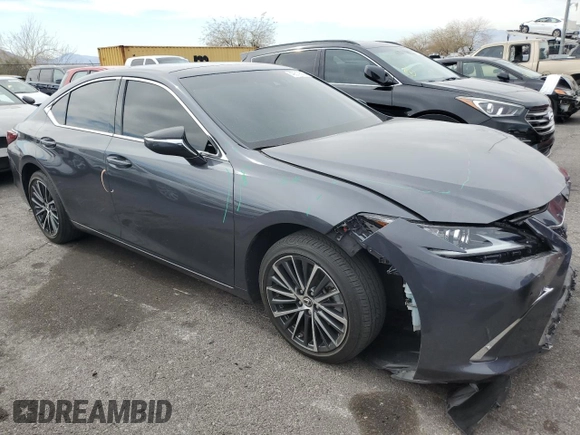 2023 Lexus ES 350 with VIN 58ADZ1B1XPU148747, listed as a Copart auction lot 49619555 with 23,420 mi miles and Salvage Title. Bid and sale history available at DreamBid. Image 4.