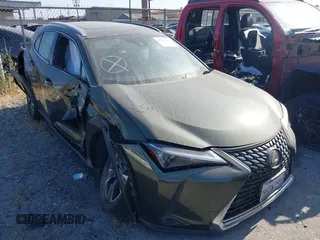 2024 Lexus UX 250h z VIN JTHX6JBH7R2166165, wystawiony jako IAAI lot #42323215 z przebiegiem 47 518 mil mil oraz . Historia ofert i sprzedaży dostępna na DreamBid. Obrazek 1.
