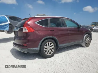 2015 Honda CR-V EX-L with VIN 2HKRM3H78FH546653, listed as a Copart auction lot 54391795 with 0 mi miles and Salvage Title. Bid and sale history available at carsss.com. Image 3.
