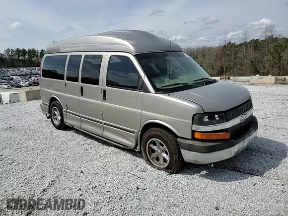 2004 Chevrolet Express Passenger z VIN 1GBFG15TX41155433, wystawiony jako Copart lot #48826455 z przebiegiem 327 969 mil mil oraz Szkoda całkowita • Salvage title. Historia ofert i sprzedaży dostępna na DreamBid. Obrazek 12.