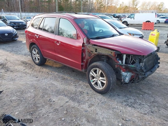 2012 Hyundai Santa Fe Limited with VIN 5XYZK3AB8CG117309, listed as a IAAI auction lot 41145625 with 196,477 mi miles. Bid and sale history available at carsss.com. Image 1.