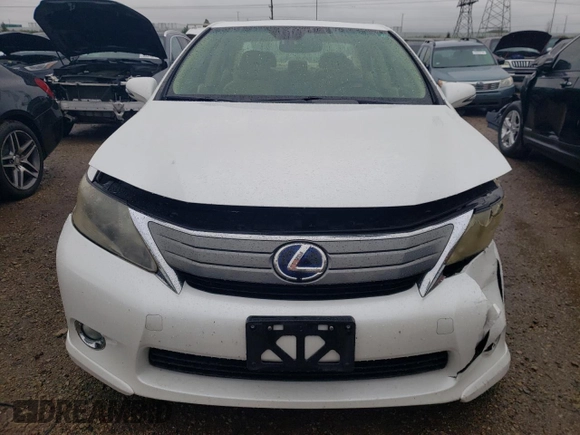 2010 Lexus HS with VIN JTHBB1BA1A2011348, listed as a Copart auction lot 72393784 with 154,829 mi miles and Salvage Title. Bid and sale history available at carsss.com. Image 5.