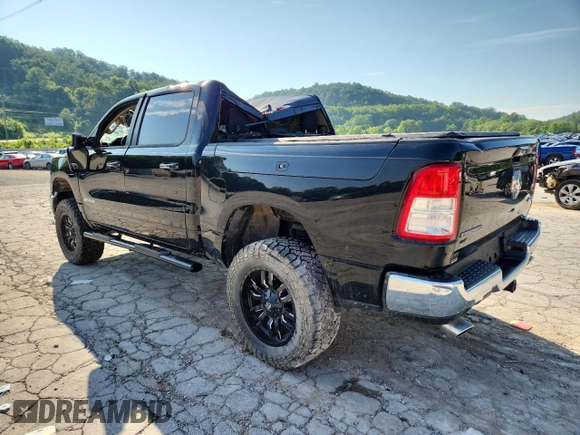 2020 Ram 1500 Big Horn with VIN 1C6SRFFT3LN329731, listed as a Copart auction lot 62726445 with 28,834 mi miles and Salvage title. Bid and sale history available at DreamBid. Image 2.