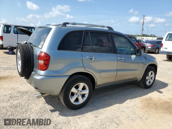2005 Toyota RAV4 with VIN JTEGD20V350070475, listed as a Copart auction lot 53390005 with 96,666 mi miles and Salvage Title. Bid and sale history available at carsss.com. Image 3.