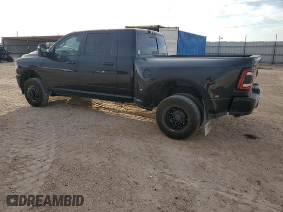 2024 Ram 3500 Laramie with VIN 3C63RRML9RG273322, listed as a Copart auction lot 80300584 with 10,026 mi miles and Salvage Title. Bid and sale history available at carsss.com. Image 2.