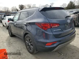 2017 Hyundai Santa Fe Sport 2.0T with VIN 5NMZU4LA1HH040946, listed as a Copart auction lot 48427805 with 116,119 mi miles and Salvage Title. Bid and sale history available at carsss.com. Image 2.