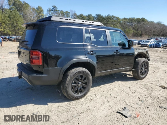 2024 Toyota Land Cruiser z VIN JTEABFAJ5RK002588, wystawiony jako Copart lot #45684165 z przebiegiem 6 313 mil mil oraz Szkoda całkowita • Salvage title. Historia ofert i sprzedaży dostępna na DreamBid. Obrazek 3.