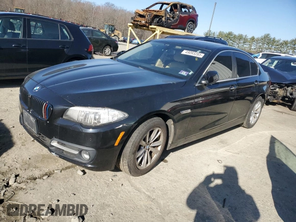 2015 BMW 5 Series 528i xDrive with VIN WBA5A7C53FG142911, listed as a Copart auction lot 49093285 with Not Provided miles and Salvage Title. Bid and sale history available at carsss.com. Image 1.