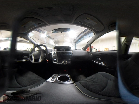 2017 Toyota Prius v Two with VIN JTDZN3EU0HJ063367, listed as a IAAI auction lot 40834930 with 153,045 mi miles. Bid and sale history available at carsss.com. Image 20.