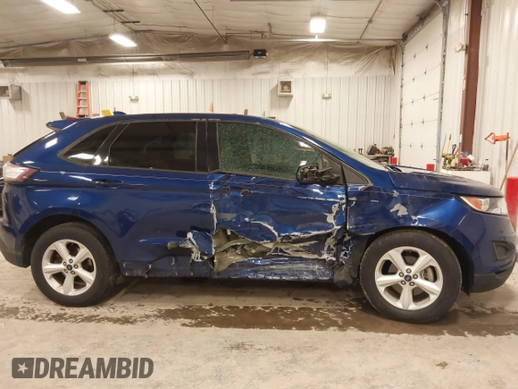 2015 Ford Edge SE with VIN 2FMTK3G98FBB76309, listed as a IAAI auction lot 42213403 with 58,237 mi miles and . Bid and sale history available at DreamBid. Image 13.
