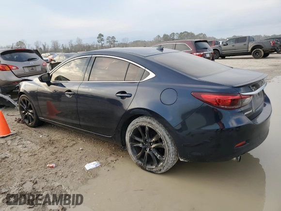 2016 Mazda 6 i Grand Touring with VIN JM1GJ1W52G1455618, listed as a Copart auction lot 47136835 with 109,802 mi miles and Salvage Title. Bid and sale history available at DreamBid. Image 2.