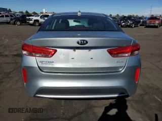 2017 Kia Optima Hybrid with VIN KNAGT4LC1H5005061, listed as a Copart auction lot 76881074 with 121,762 mi miles and Salvage Title. Bid and sale history available at carsss.com. Image 6.