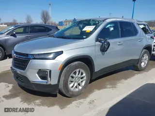 2022 Chevrolet Traverse LS with VIN 1GNERFKW6NJ162594, listed as a IAAI auction lot 41749144 with 13,519 mi miles. Bid and sale history available at carsss.com. Image 2.