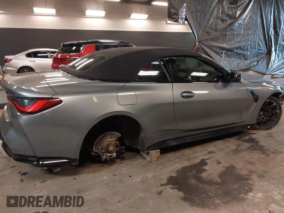 2023 BMW M4 Competition xDrive with VIN WBS33BA01PCL30830, listed as a IAAI auction lot 41402469 with 21,796 mi miles and . Bid and sale history available at DreamBid. Image 4.