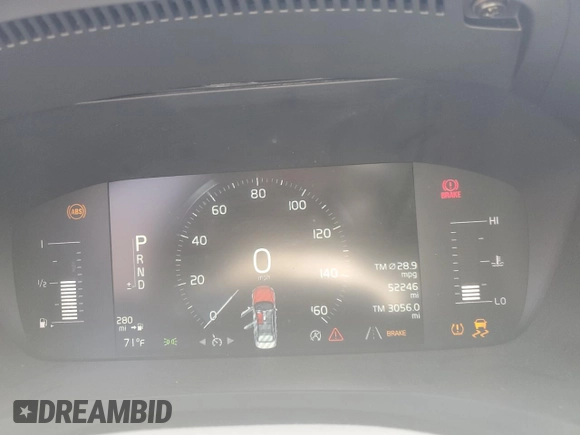 2019 Volvo S60 Momentum with VIN 7JR102FKXKG005713, listed as a Copart auction lot 49808125 with 52,246 mi miles and Salvage Title. Bid and sale history available at carsss.com. Image 9.