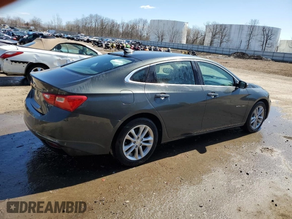 2017 Chevrolet Malibu LT with VIN 1G1ZE5STXHF125621, listed as a Copart auction lot 50383845 with 56,987 mi miles and Salvage Title. Bid and sale history available at DreamBid. Image 3.