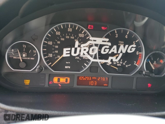 2002 BMW 3 Series 330i with VIN WBAEV53472KM01777, listed as a Copart auction lot 70984764 with 105,293 mi miles and Salvage Title. Bid and sale history available at carsss.com. Image 9.