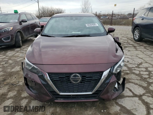 2021 Nissan Sentra SV with VIN 3N1AB8CV6MY212209, listed as a Copart auction lot 46394695 with 28,470 mi miles and Salvage Title. Bid and sale history available at carsss.com. Image 5.