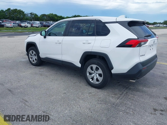2023 Toyota RAV4 LE z VIN 2T3H1RFV7PC240872, wystawiony jako IAAI lot #42822151 z przebiegiem 18 185 mil mil oraz . Historia ofert i sprzedaży dostępna na DreamBid. Obrazek 3.