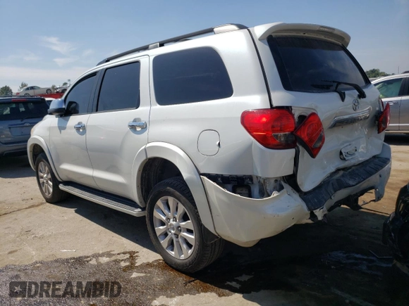 2016 Toyota Sequoia Platinum with VIN 5TDDW5G11GS129349, listed as a Copart auction lot 68939034 with 177,844 mi miles and Salvage Title. Bid and sale history available at carsss.com. Image 2.