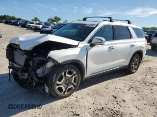 2023 Hyundai Palisade Limited z VIN KM8R5DGE6PU598904, wystawiony jako Copart lot #58181905 z przebiegiem 35 696 mil mil oraz Szkoda całkowita • Salvage title. Historia ofert i sprzedaży dostępna na DreamBid. Obrazek 1.