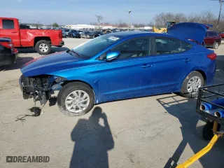 2017 Hyundai Elantra SE with VIN 5NPD74LF7HH101913, listed as a Copart auction lot 44048005 with 119,779 mi miles and Salvage Title. Bid and sale history available at carsss.com. Image 1.