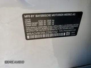 2020 BMW 8 Series M850i с VIN WBAGV8C09LCD92702, выставлен на аукционе Copart как лот 74740344 с пробегом 12 498 миль миль и Чистый • Clean title. История ставок и продаж доступна на DreamBid. Изображение 13.