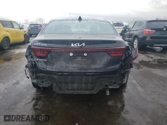 2023 Kia Forte GT-Line with VIN 3KPF34AD5PE627997, listed as a Copart auction lot 46338725 with 34,470 mi miles and Salvage Title. Bid and sale history available at carsss.com. Image 6.