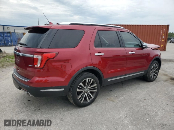 2018 Ford Explorer Platinum с VIN 1FM5K8HT7JGC80243, выставлен на аукционе Copart как лот 59337945 с пробегом 106 778 миль миль и Списание • Salvage title. История ставок и продаж доступна на DreamBid. Изображение 3.