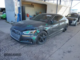 2018 Audi A5 Sportback Prestige with VIN WAUFNCF5XJA110420, listed as a Copart auction lot 42259275 with 94,939 mi miles and Salvage Title. Bid and sale history available at carsss.com. Image 1.
