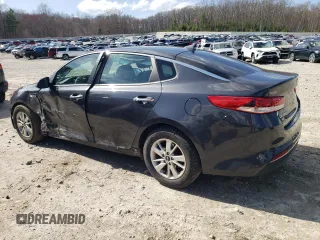 2017 Kia Optima LX with VIN 5XXGT4L31HG177458, listed as a Copart auction lot 53980795 with 53,940 mi miles and Salvage title. Bid and sale history available at DreamBid. Image 2.