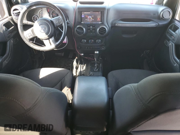 2014 Jeep Wrangler Unlimited Sport with VIN 1C4BJWDGXEL269693, listed as a Copart auction lot 46927895 with 105,691 mi miles and Salvage Title. Bid and sale history available at carsss.com. Image 8.