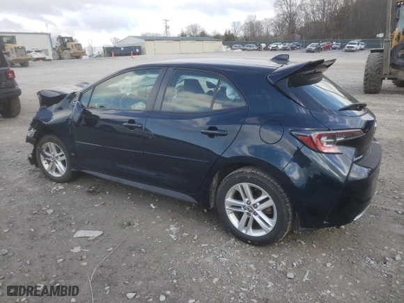 2020 Toyota Corolla Hatchback SE with VIN JTNB4RBE0L3088430, listed as a Copart auction lot 86155684 with 0 mi miles and Salvage Title. Bid and sale history available at carsss.com. Image 2.