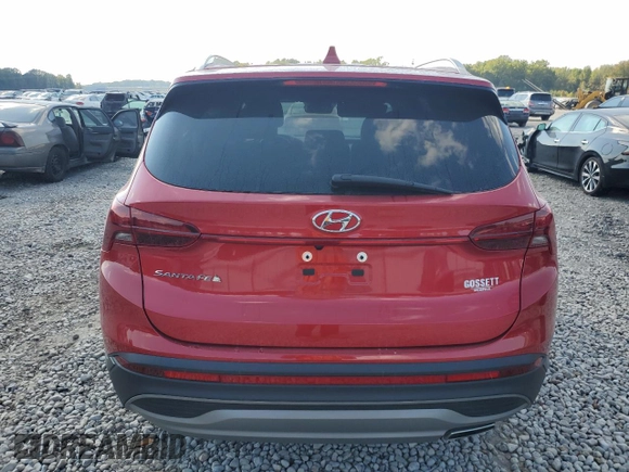 2023 Hyundai Santa Fe SEL with VIN 5NMS24AJ7PH553367, listed as a Copart auction lot 74638794 with 20,001 mi miles and Salvage Title. Bid and sale history available at carsss.com. Image 6.