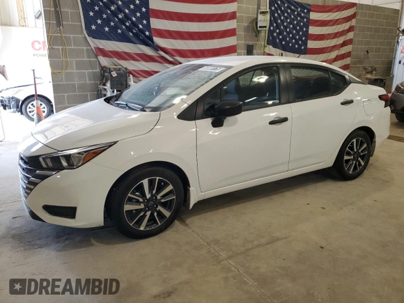 2024 Nissan Versa S with VIN 3N1CN8DV7RL915417, listed as a Copart auction lot 50008175 with 12,221 mi miles and Clean Title. Bid and sale history available at DreamBid. Image 1.
