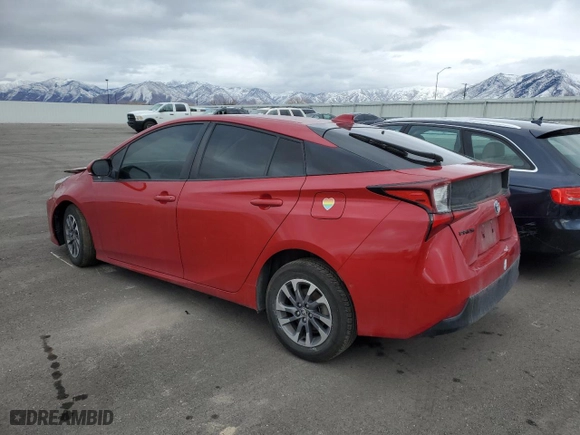 2022 Toyota Prius L Eco with VIN JTDKAMFU7N3158283, listed as a Copart auction lot 45386045 with 0 mi miles and Salvage Title. Bid and sale history available at carsss.com. Image 2.