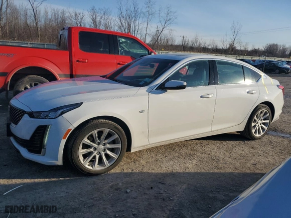 2024 Cadillac CT5 Luxury with VIN 1G6DX5RK8R0108526, listed as a Copart auction lot 48294545 with NaN miles and Salvage Title. Bid and sale history available at carsss.com. Image 1.