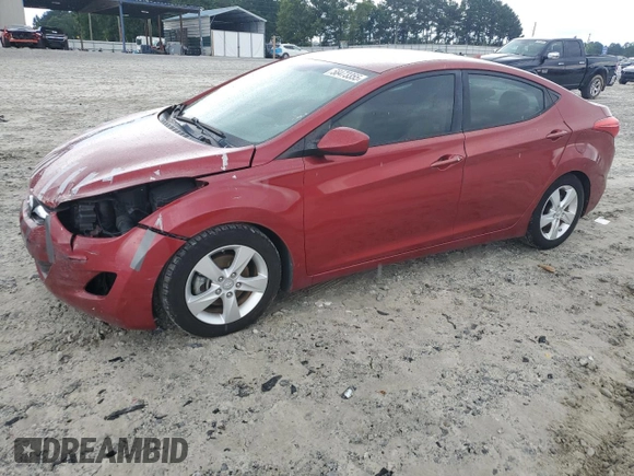 2013 Hyundai Elantra GLS с VIN 5NPDH4AEXDH319085, выставлен на аукционе Copart как лот 58473355 с пробегом 141 017 миль миль и Списание • Salvage title. История ставок и продаж доступна на DreamBid. Изображение 1.