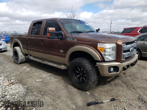 2011 Ford F-250 XL with VIN 1FT7W2BT0BEA11389, listed as a Copart auction lot 47743425 with 324,970 mi miles and Clean title. Bid and sale history available at DreamBid. Image 4.